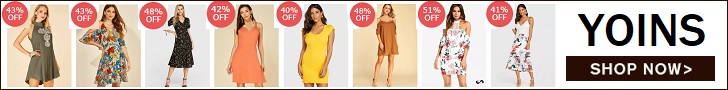 在Yoins.com上购买高品质的时尚连衣裙